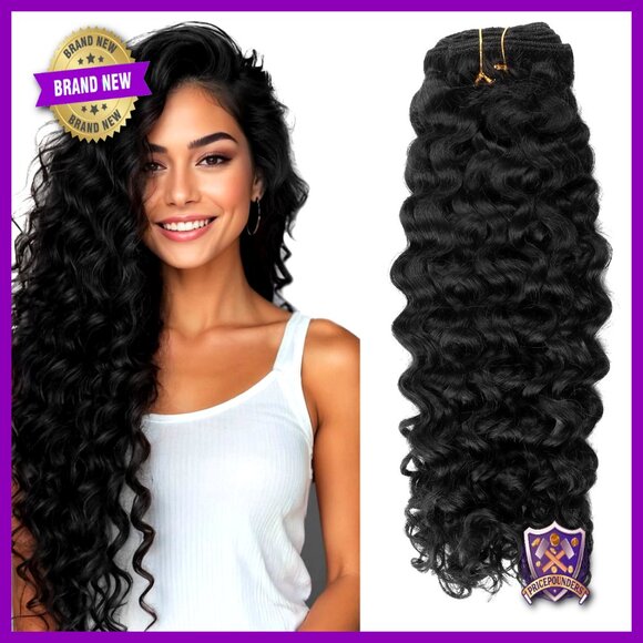 Natural Wavy Clip-In Human Hair Extensions 14 Inch 120g Double Weft main image 5